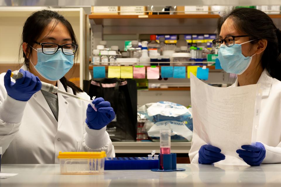 Dr. Amy Tsou and Connie Zhong
